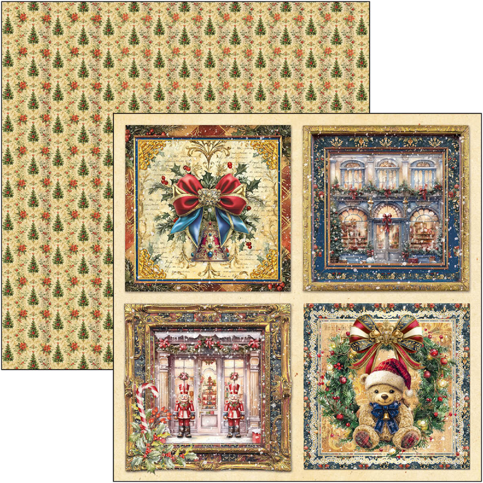 Ciao Bella Toy Shop 12" x 12" Patterns Scrapbooking Paper Set