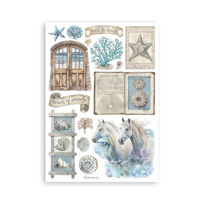 Stamperia Silent Sea A5 Washi Pad