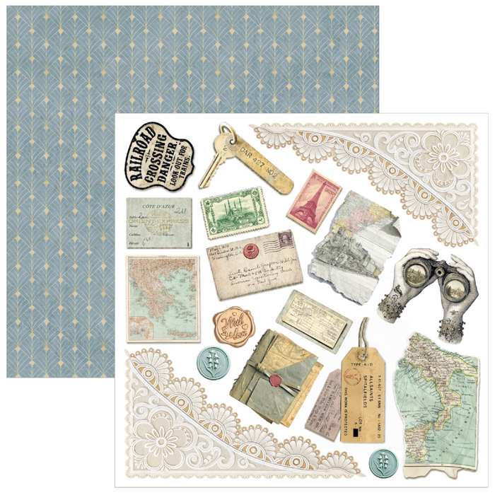Ciao Bella Eastern Journey 6" x 6" Fussy Cut Pad