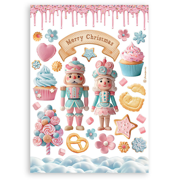 Stamperia Candy Christmas A5 Washi Pad
