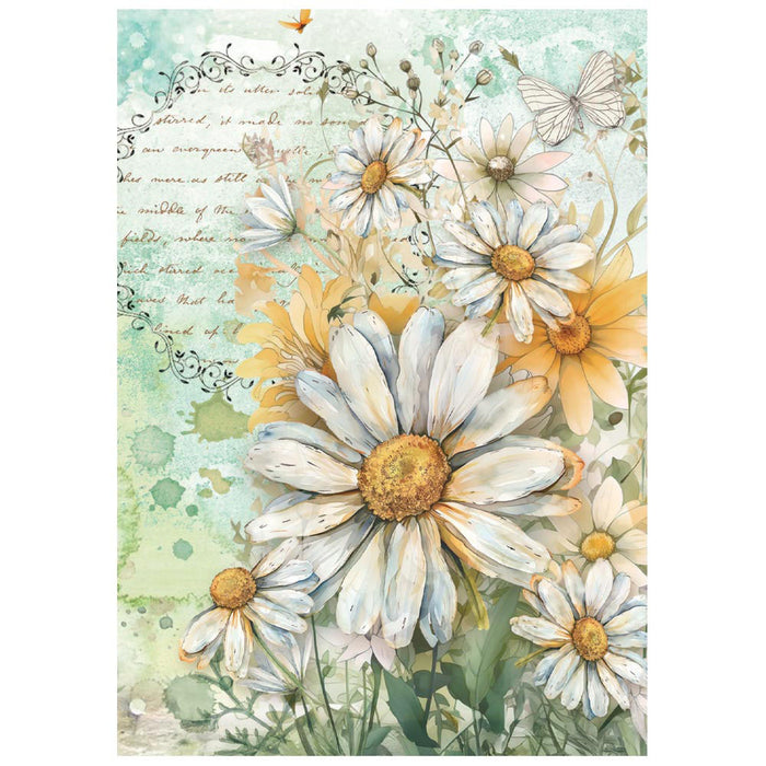 Stamperia Daisy Art A6 Mini Rice Paper Pack