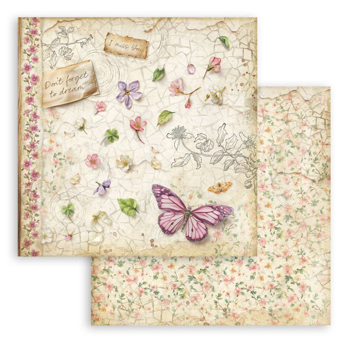 Stamperia All Around 8" x 8" Scrapbooking Paper Pad