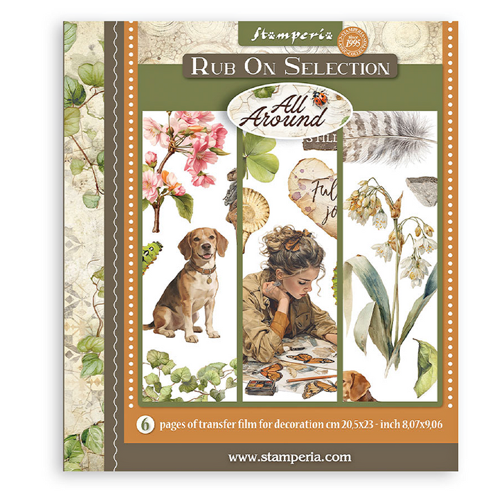 Stamperia Paper All Around Rub On Transfers - Assorted Pack