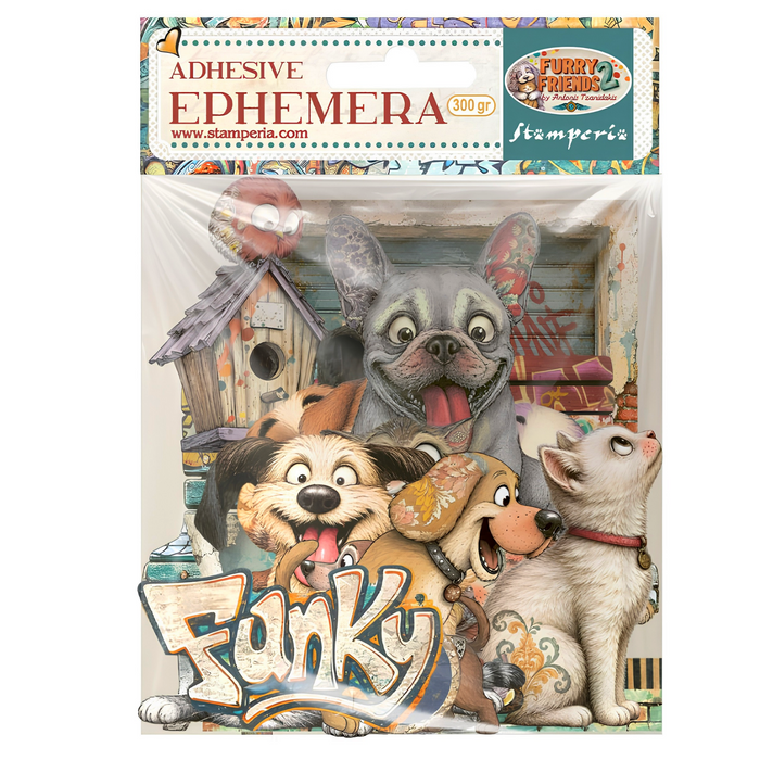 Stamperia Furry Friends 2 Ephemera