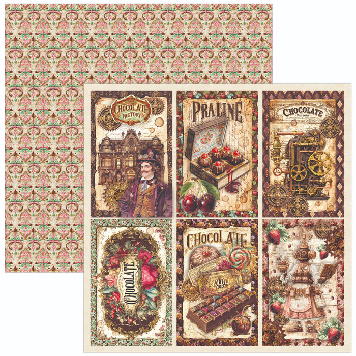Ciao Bella Paper Chocolate Wanderlust 8" x 8" Scrapbooking Paper Set