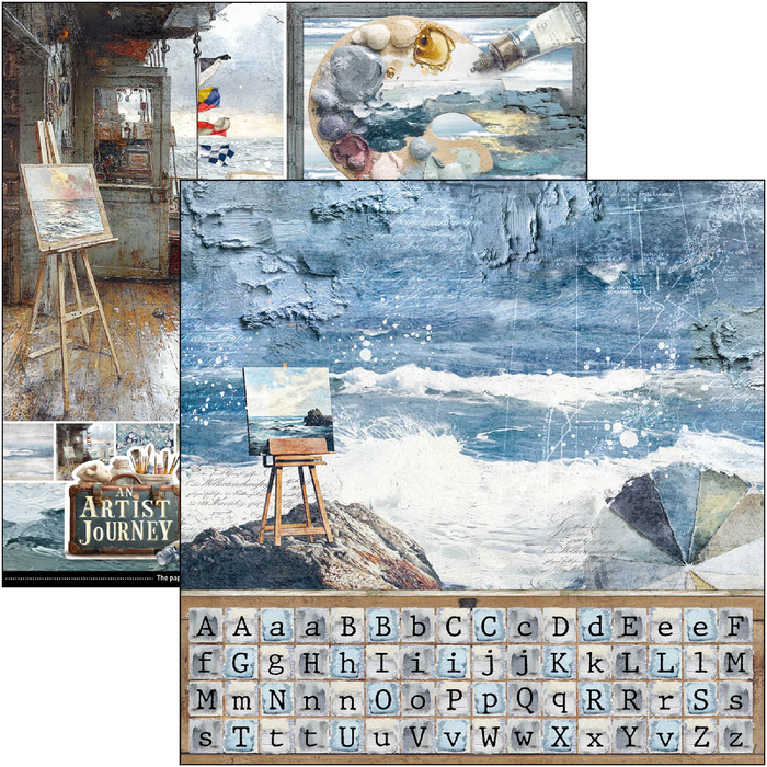 Ciao Bella An Artist Journey 12" x 12" Patterns Scrapbooking Paper Set