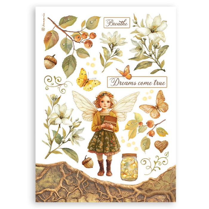 Stamperia Whispering Woods A5 Washi Pad