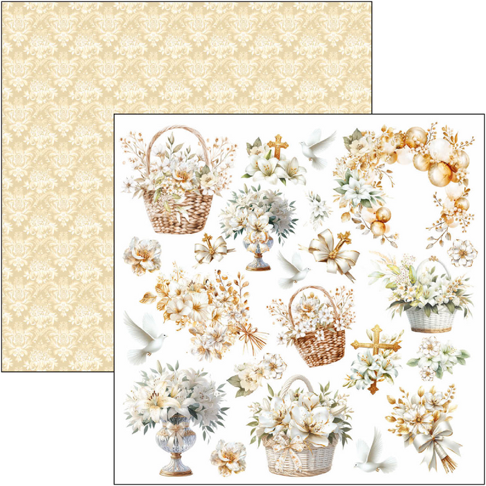 Ciao Bella Blessing Day 6" x 6" Fussy Cut Pad