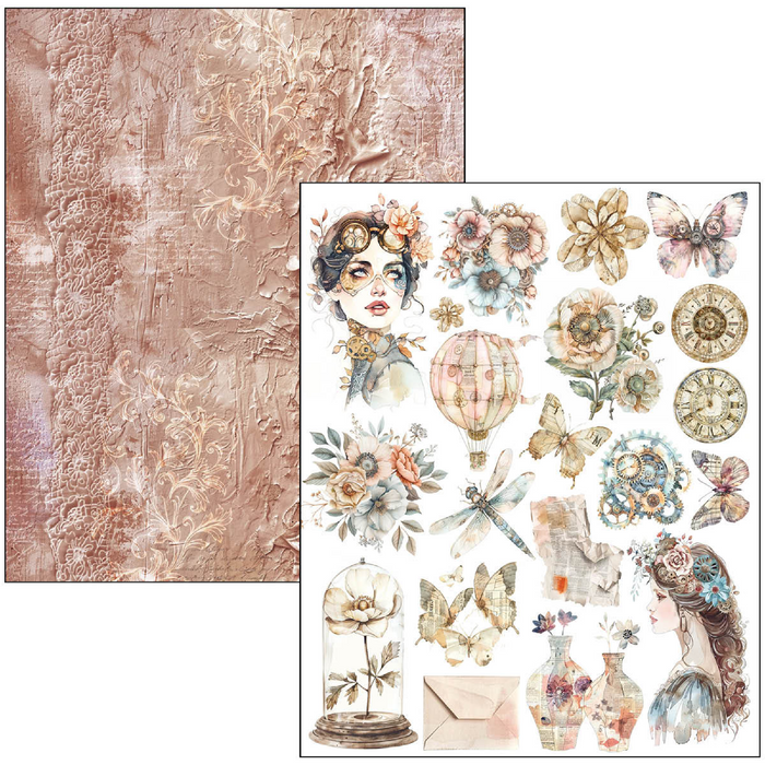 Ciao Bella Paper Lost in Time A4 Maxi Mixed Media Book