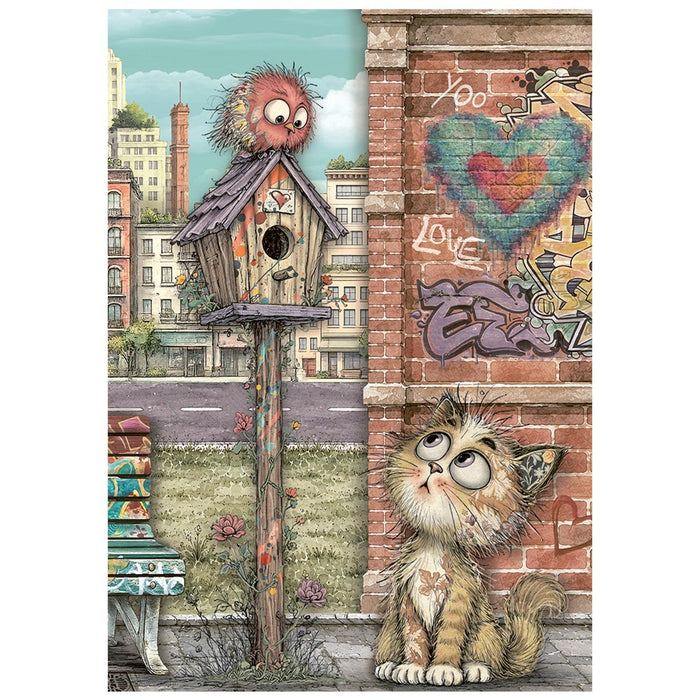 Stamperia Furry Friends 2 A6 Rice Paper Pack