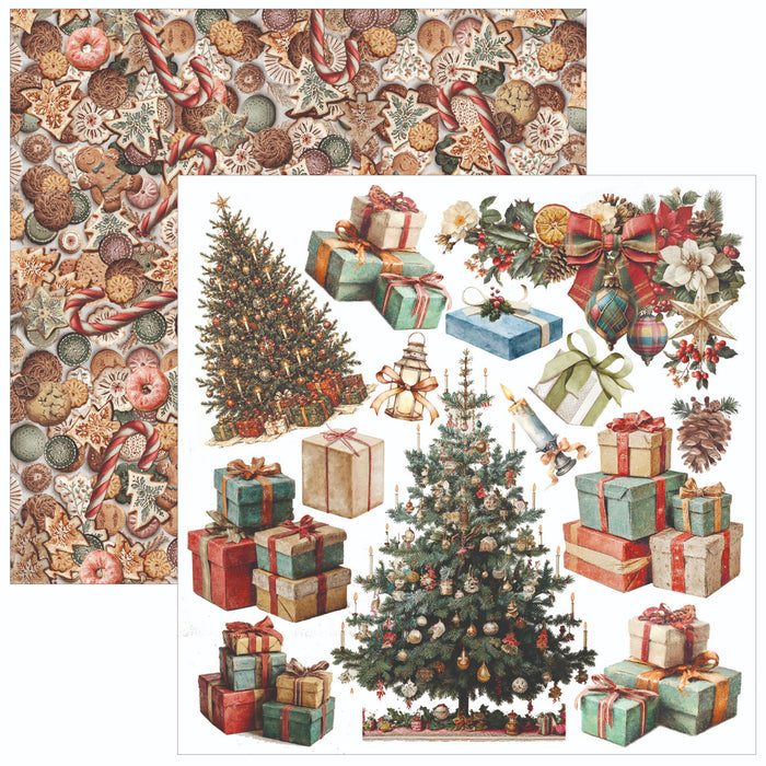 Ciao Bella Paper Merry & Bright 6" x 6" Fussy Cut Pad