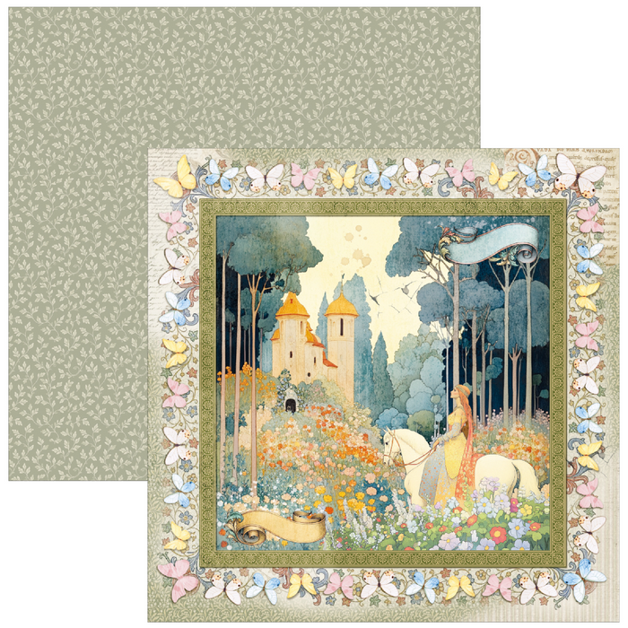 Ciao Bella Paper Courtly Love 12" x 12" Scrapbooking Paper Set