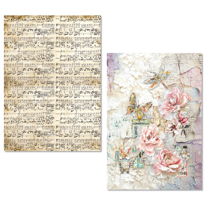 Ciao Bella Paper The Sound Of Spring A5 Mixed Rice Paper 8pc