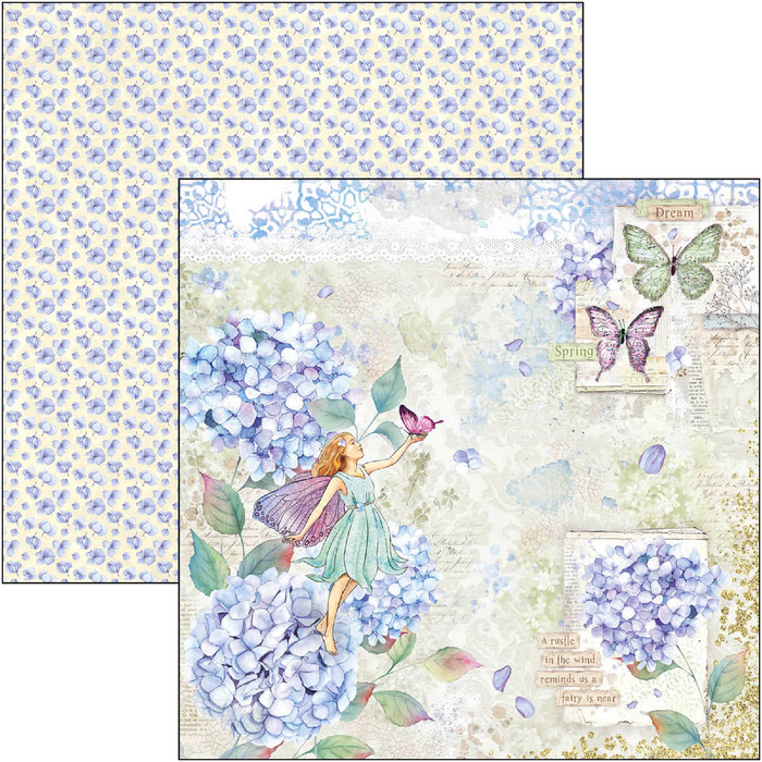Ciao Bella Paper Enchanted Land 12" x 12" Scrapbooking Paper Set