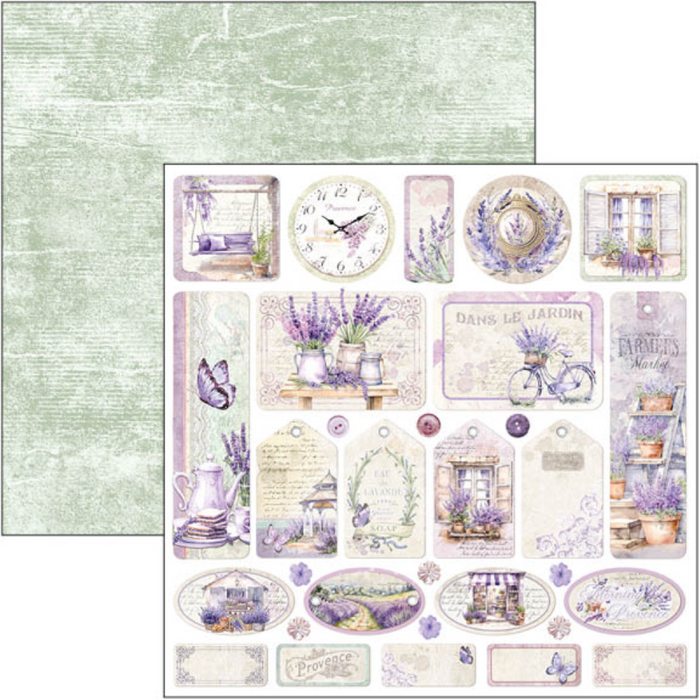 Ciao Bella Morning In Provence 12" x 12" Patterns Scrapbooking Paper Set