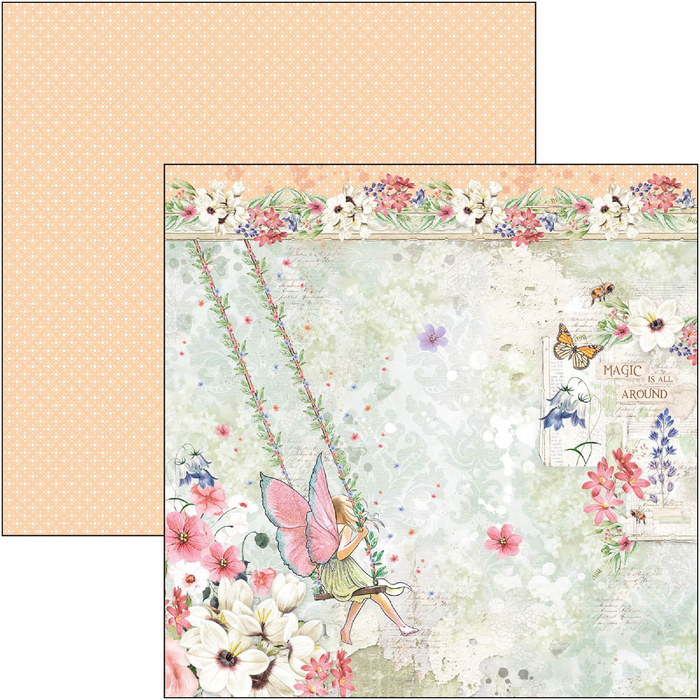 Ciao Bella Paper Enchanted Land 12" x 12" Scrapbooking Paper Set