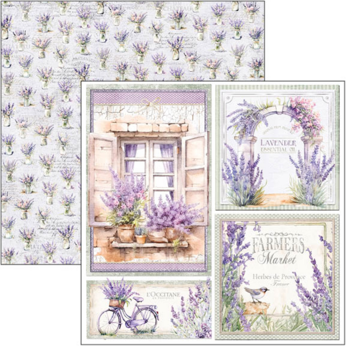 Ciao Bella Morning In Provence 12" x 12" Patterns Scrapbooking Paper Set