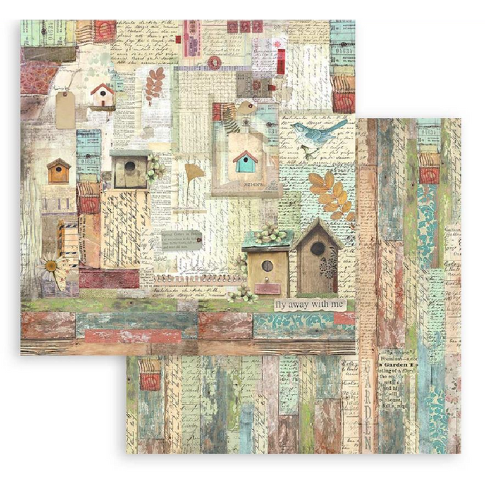 Stamperia Garden 12" x 12" Scrapbooking Paper Pad
