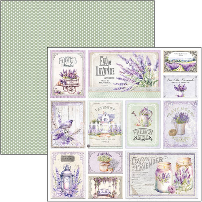 Ciao Bella Morning In Provence 12" x 12" Scrapbooking Paper Set