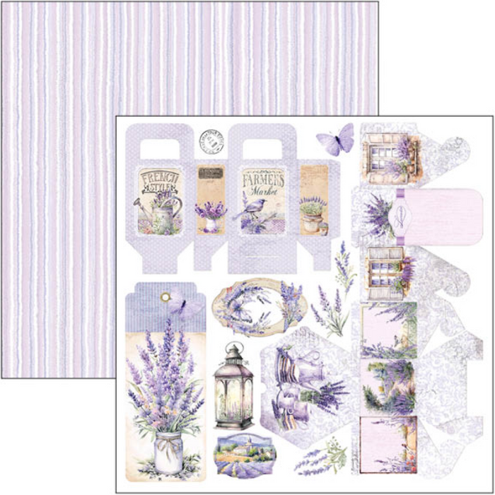 Ciao Bella Morning In Provence 12" x 12" Patterns Scrapbooking Paper Set