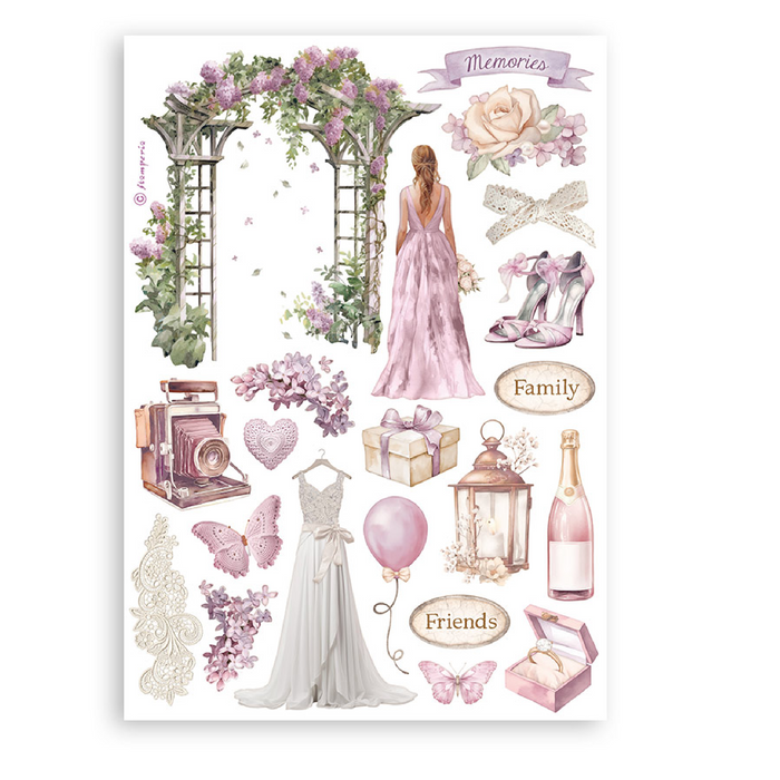 Stamperia Romance Forever Washi Pad