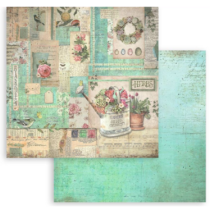Stamperia Garden 12" x 12" Scrapbooking Paper Pad