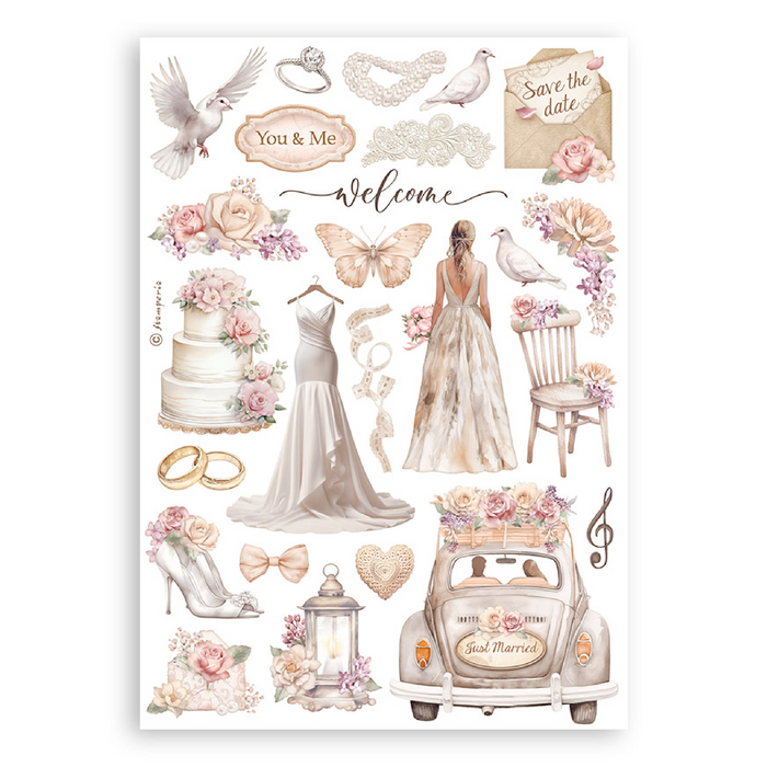Stamperia Romance Forever Washi Pad