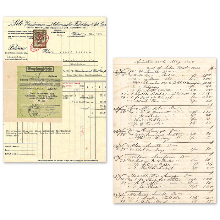 Ciao Bella Paper A5 Tissue Paper Set 24pc Vintage Manuscript