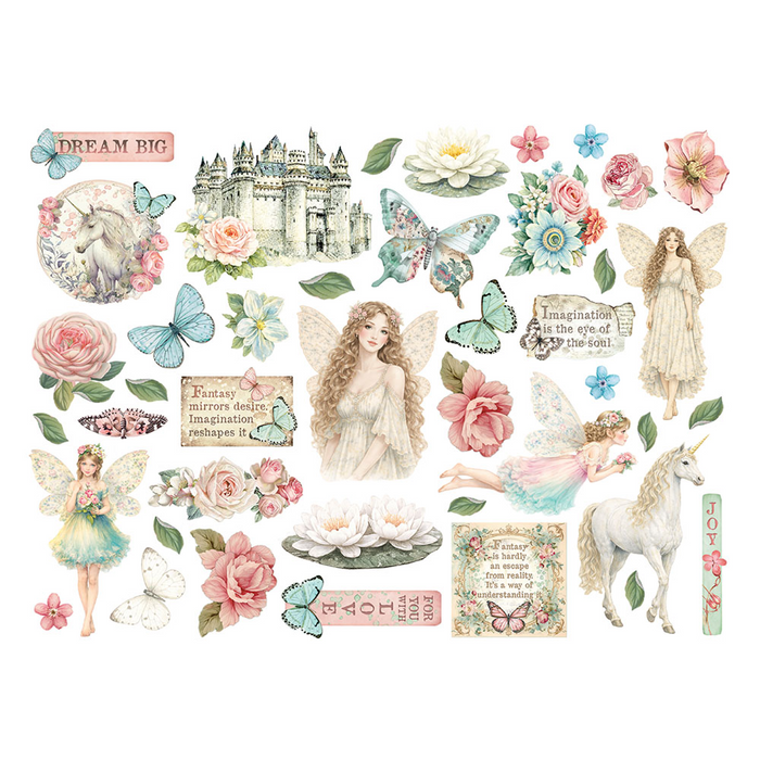 Stamperia Paper Wonderland Assorted Die Cuts