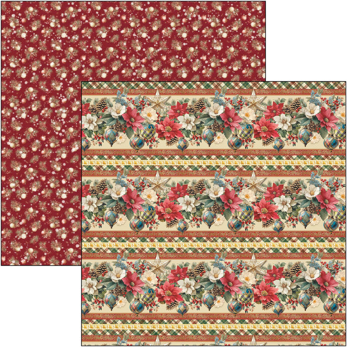 Ciao Bella Paper Merry & Bright 12" x 12" Scrapbooking Paper Set