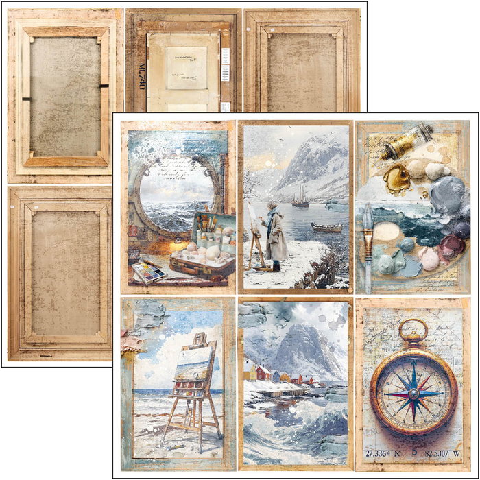 Ciao Bella An Artist Journey 12" x 12" Scrapbooking Paper Set