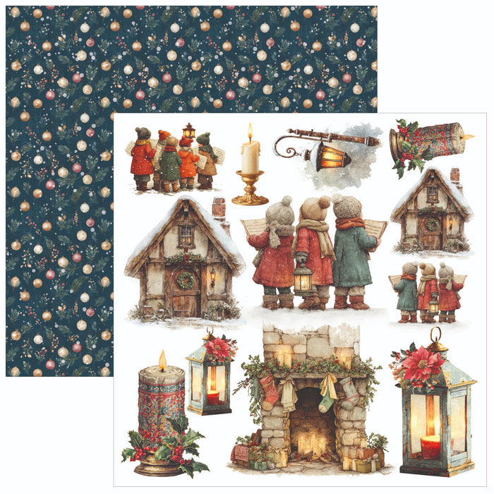 Ciao Bella Paper Merry & Bright 6" x 6" Fussy Cut Pad