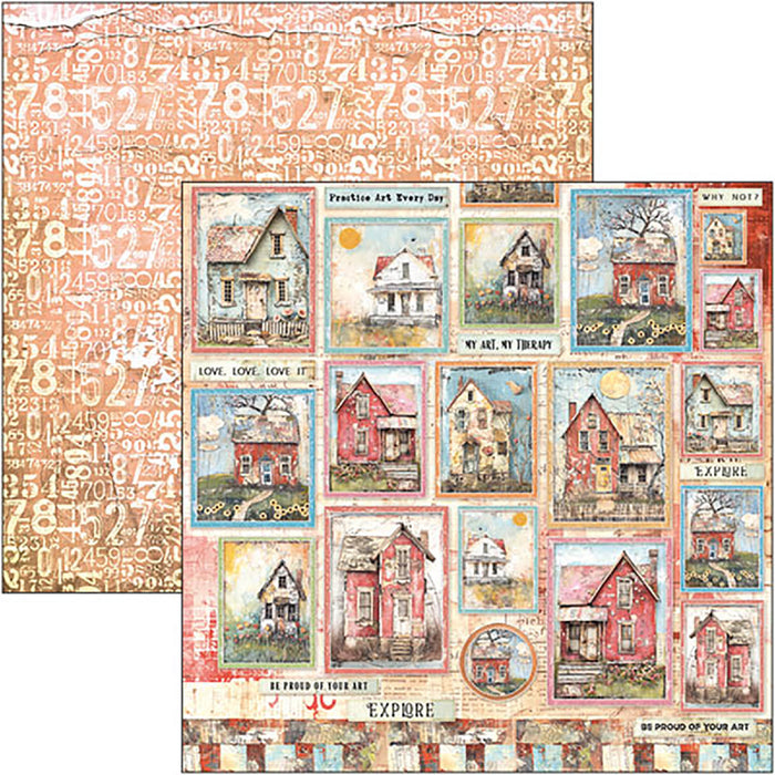 Ciao Bella Paper Majestic Dream 12" x 12" Patterns Scrapbooking Paper Set