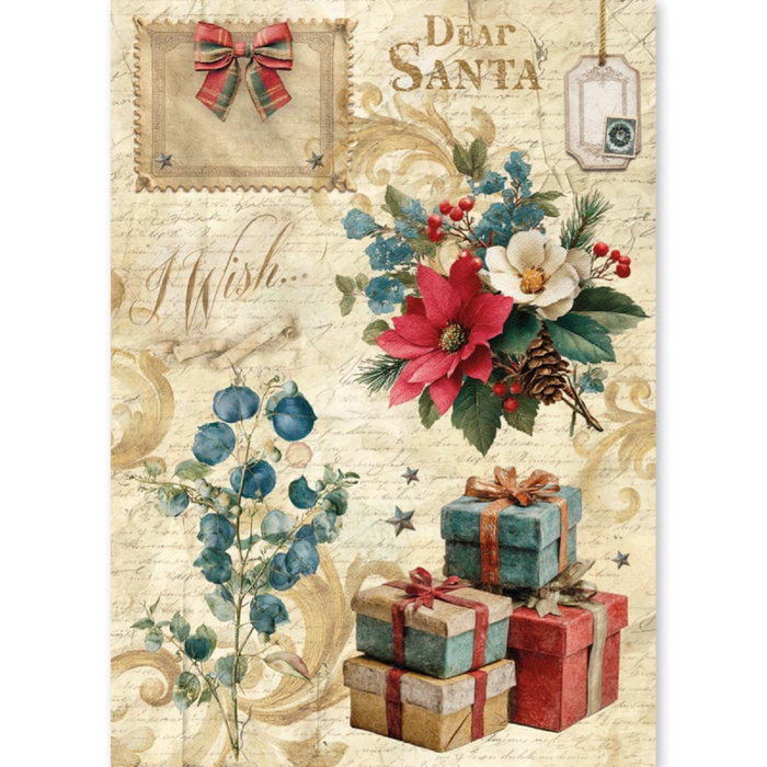 Ciao Bella Paper Cozy Christmas A5 Mixed Rice Paper 8pc
