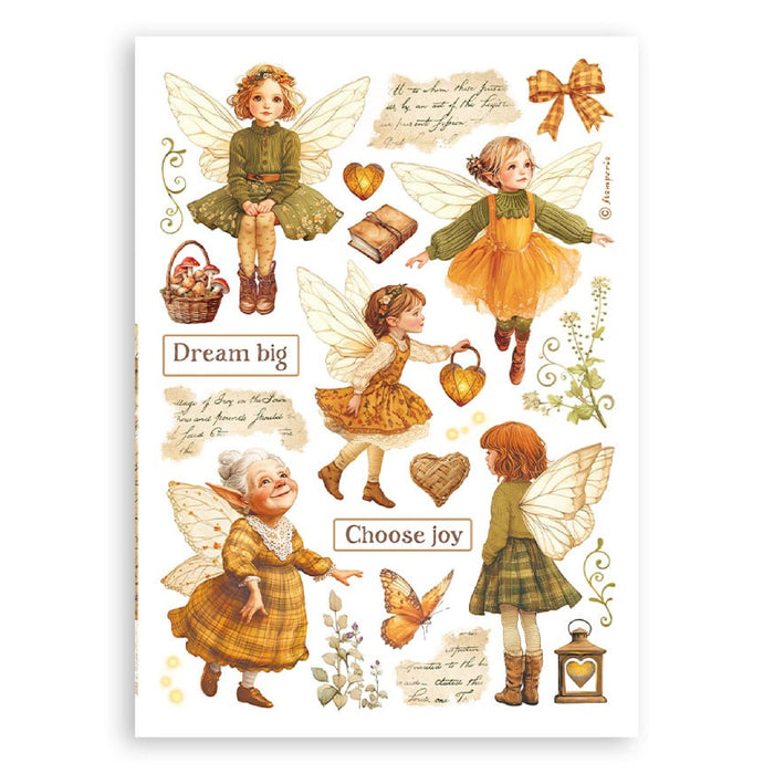 Stamperia Whispering Woods A5 Washi Pad