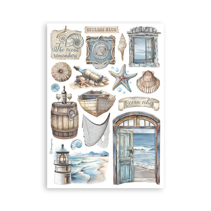 Stamperia Silent Sea A5 Washi Pad
