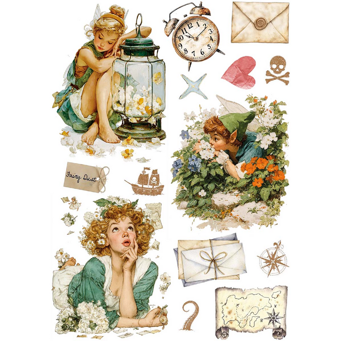 Ciao Bella Neverland A5 Mixed Rice Paper 8pc