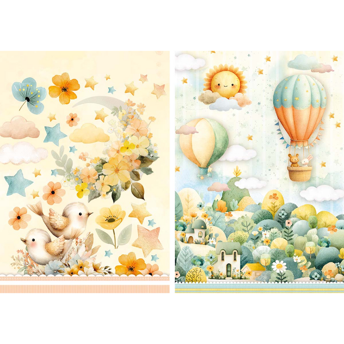 Ciao Bella Lunibloom A5 Mixed Rice Paper 8pc