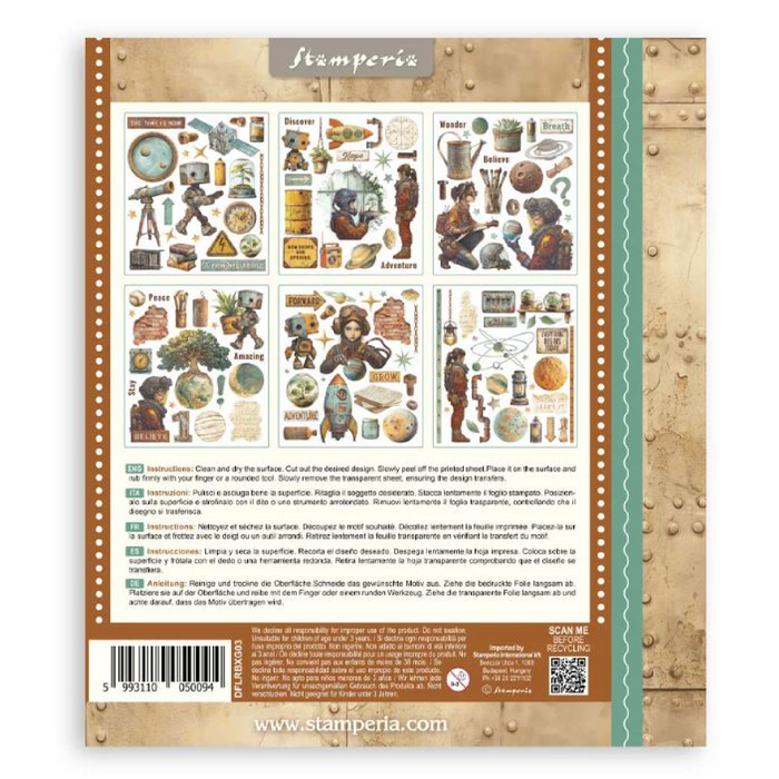 Stamperia A New Beginning Rub On Transfers - Assorted Pack