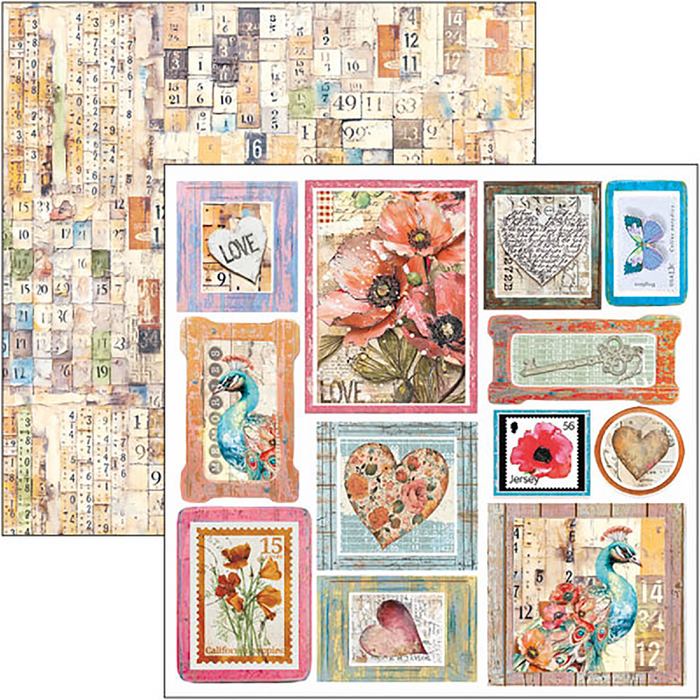 Ciao Bella Paper Majestic Dream 6" x 6" Fussy Cut Pad