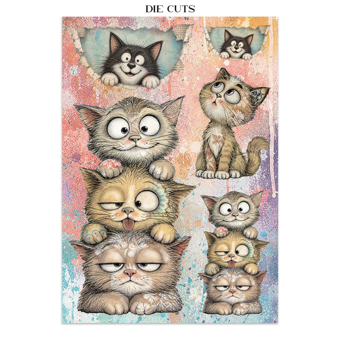 Stamperia Paper Furry Friends 2 A5 Junk Journal Focus Points