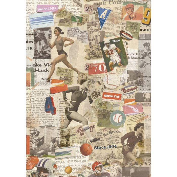 Ciao Bella Sports Days A5 Mixed Rice Paper 8pc