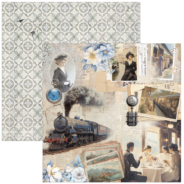 Ciao Bella Eastern Journey 8" x 8" Scrapbooking Paper Set