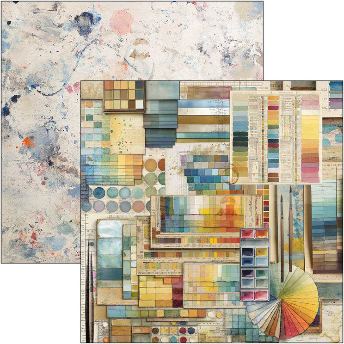 Ciao Bella An Artist Journey 12" x 12" Patterns Scrapbooking Paper Set