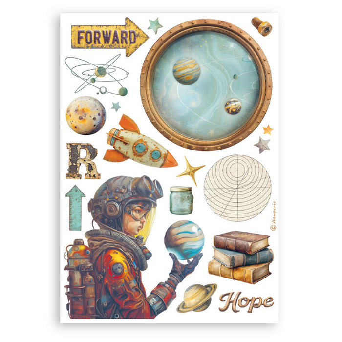 Stamperia A New Beginning A5 Washi Pad