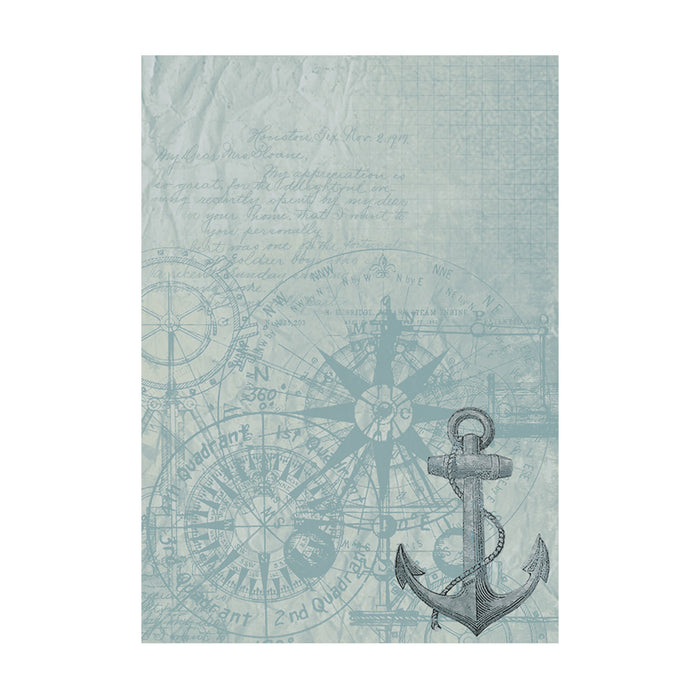 Stamperia Sea Land A6 Rice Paper Backgrounds Pack