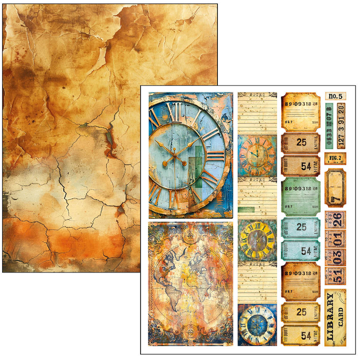 Ciao Bella Past Time A4 Maxi Mixed Media Book