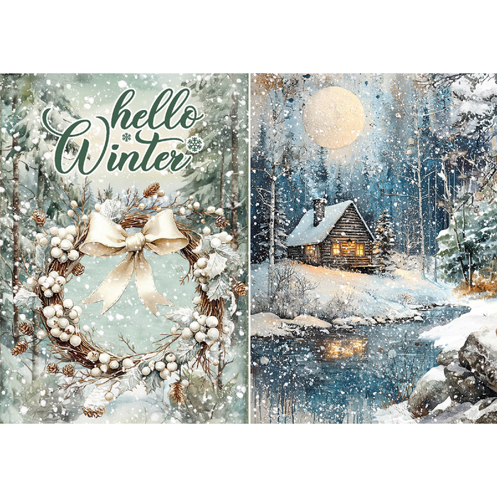 Ciao Bella Forest Tales A5 Mixed Rice Paper 8pc