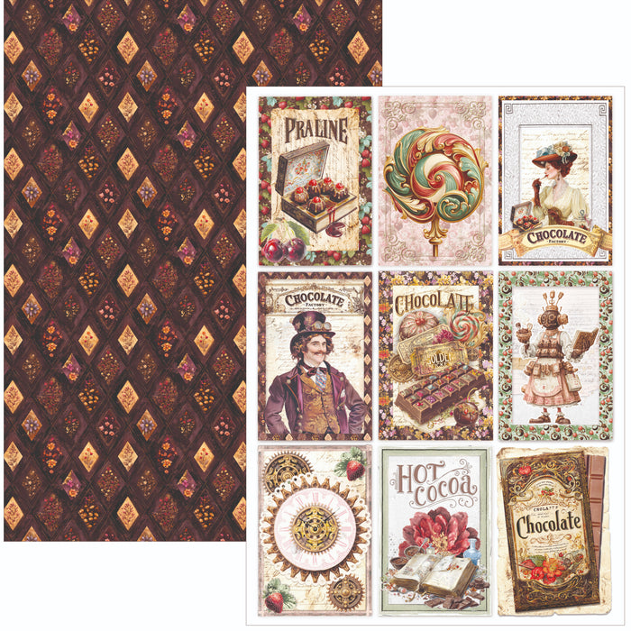 Ciao Bella Paper Chocolate Wanderlust A4 Scrapbooking Paper Set