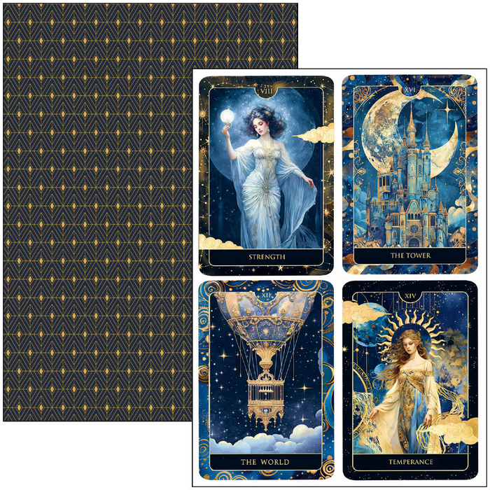 Ciao Bella Celestial A4 Scrapbooking Paper Set